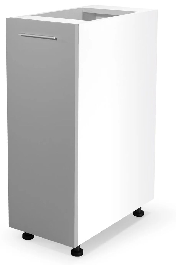 VENTO D-30/82 lower cabinet, color: white / light grey DIOMMI V-UA-VENTO-D-30/82-J.POPIEL DIOMMI-60-22790