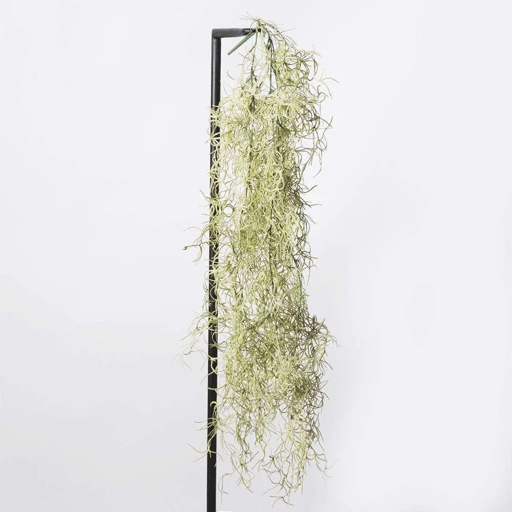 Τεχνητή Κρεμαστή Τιλάνσια 6621-7 83cm Light Green Supergreens Polyethylene
