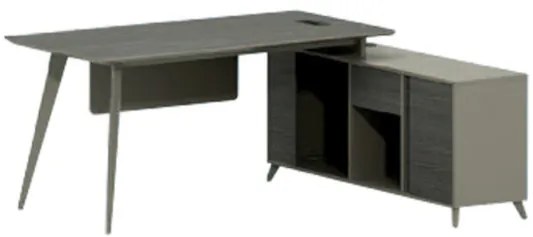 ΓΡΑΦΕΙΟ ΕΠΑΓΓΕΛΜΑΤΙΚΟ LUX SERIES 180Χ140Χ75Υεκ. ΑΝΑΣΤΡΕΨΙΜΗ ΓΩΝΙΑ ΣΤΑΧΤΙ ΜΟΚΑ HM2116