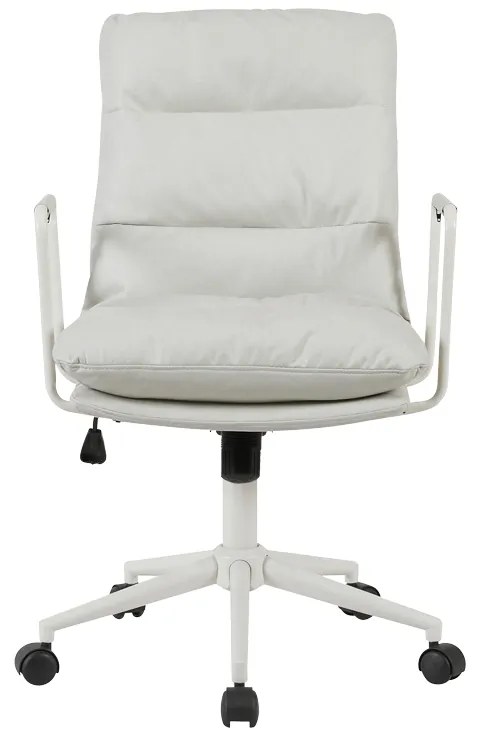 Καρέκλα γραφείου διευθυντη Kreno pakoworld PES γκρι 56x67x89-97εκ