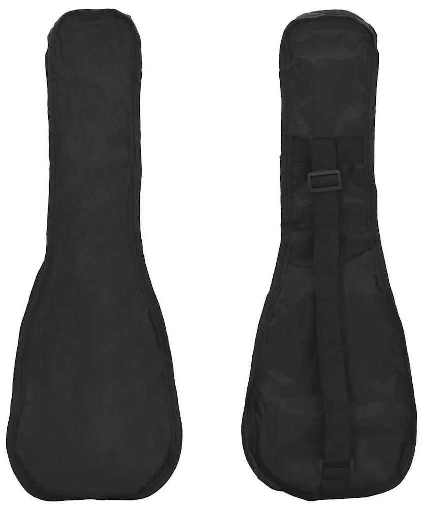 vidaXL Γιουκαλίλι Σοπράνο Σετ Παιδικό Μαύρο 23'' με Θήκη