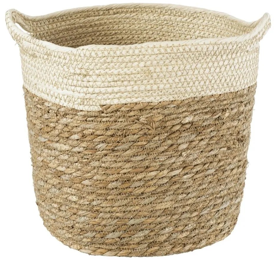 Κασπώ Kalymnos 20330 Φ26x27cm Beige-Brown GloboStar Grass