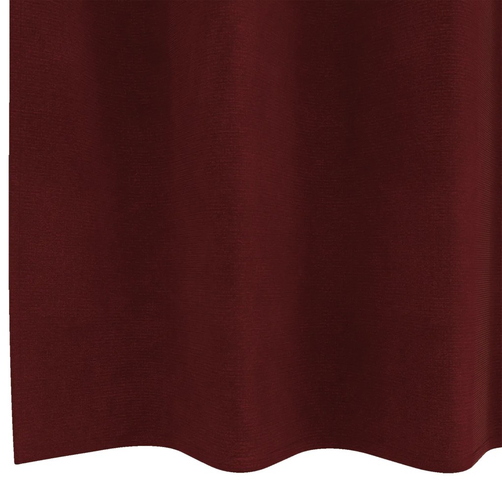 vidaXL Curtains Ένα οργανικό προϊόν με γαντζάκια 2 τμχ Μπορντό Βελούδο