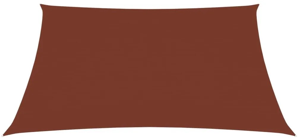 Πανί Σκίασης Ορθογώνιο Τερακότα 2,5 x 3,5 μ. από Ύφασμα Oxford - Καφέ