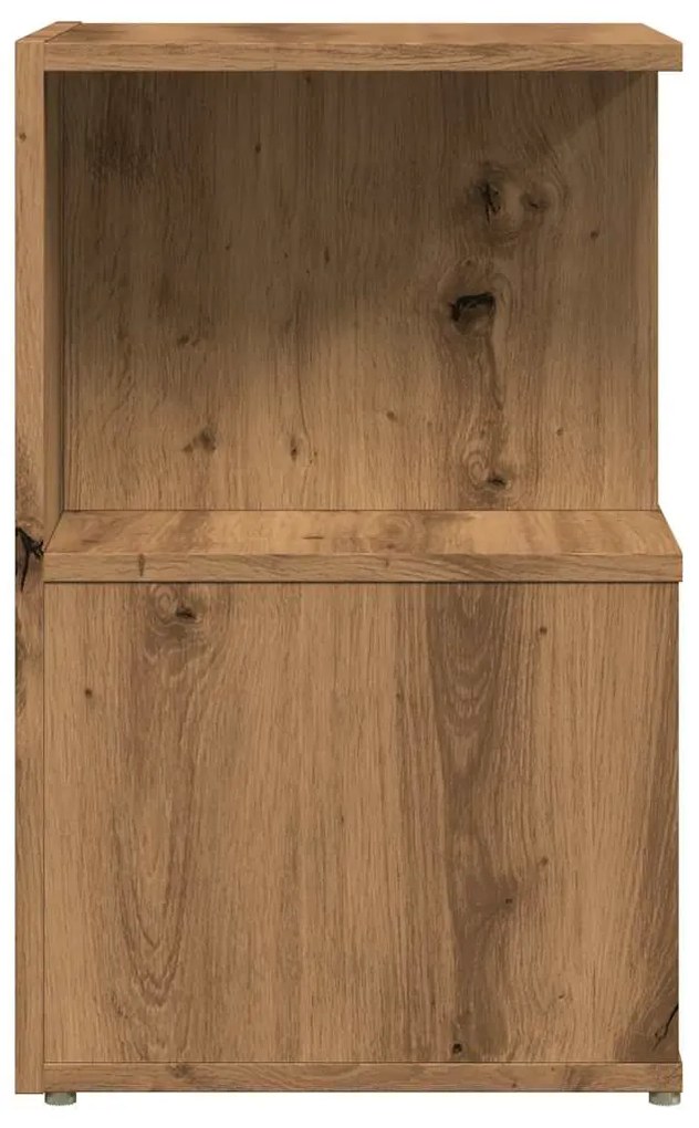 vidaXL Κομοδίνα 2 τεμάχια Artisan Oak 35x35x55 cm Κατασκευασμένο ξύλο