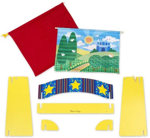 Κουκλοθέατρο διπλό επιτραπέζιο 53,3x29,2xΥ61cm Melissa &amp; Doug