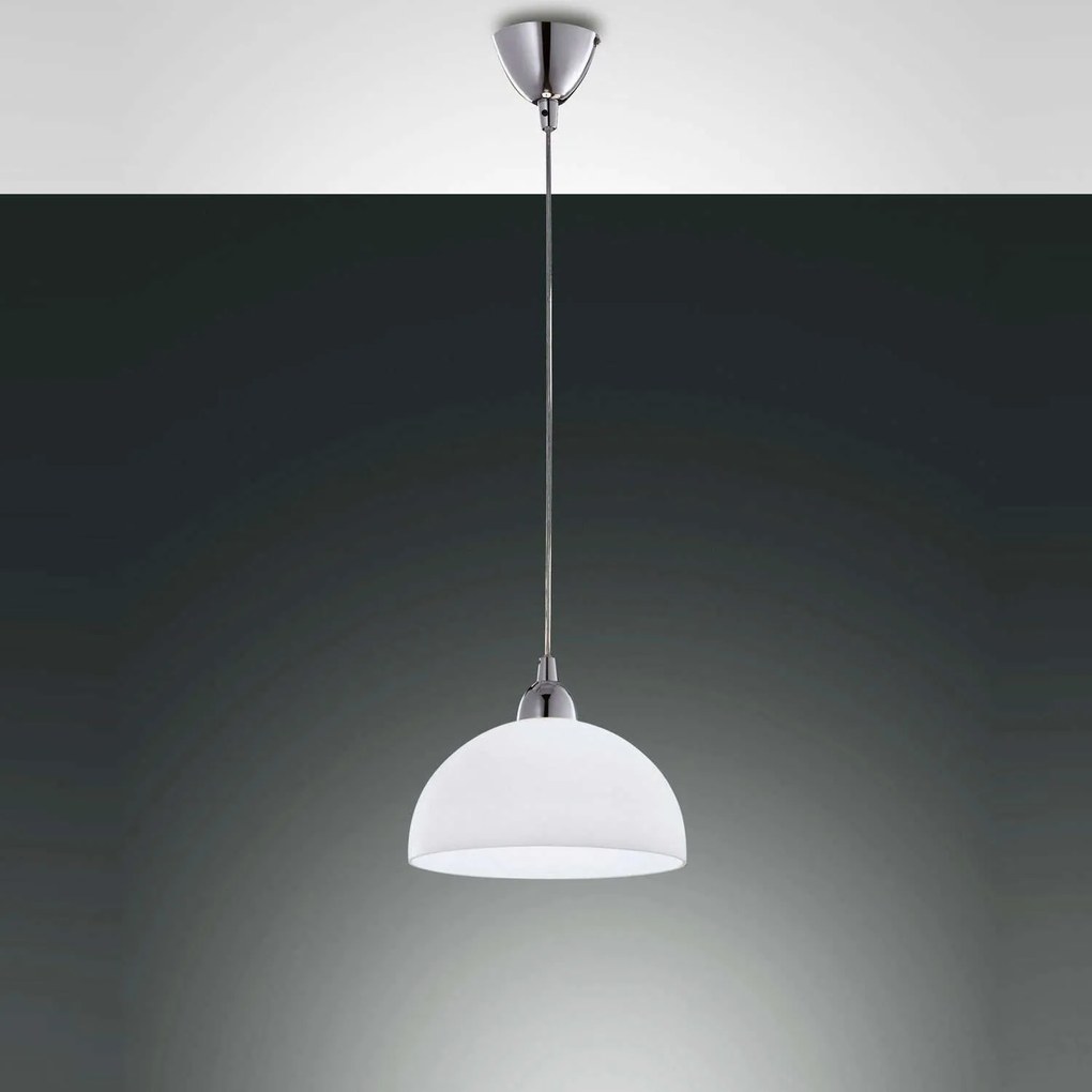 Φωτιστικό Οροφής Nice 2908-44-102 White Fabas Luce Μέταλλο,Γυαλί