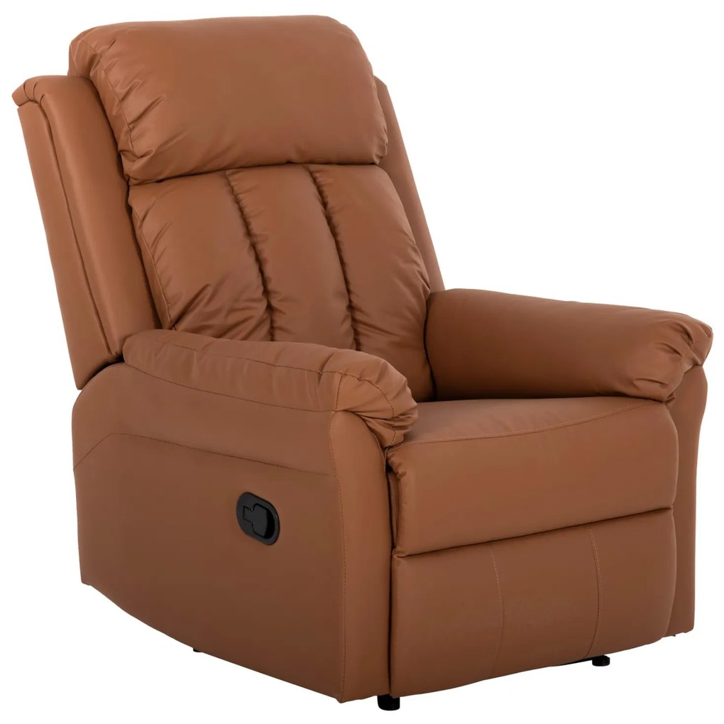 Πολυθρόνα HAPPER C9785.12 Μασάζ με Καφέ PU 76x94x102Υεκ. 76x94x102 εκ.