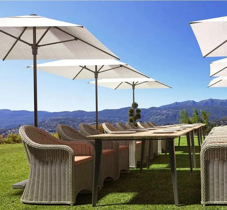 Umbrella without Base Bloom Outdoor Mobel Cilli Center Pole Umbrella, Beaufort 6 Ø200cm X Y200cm 15980GR-7191