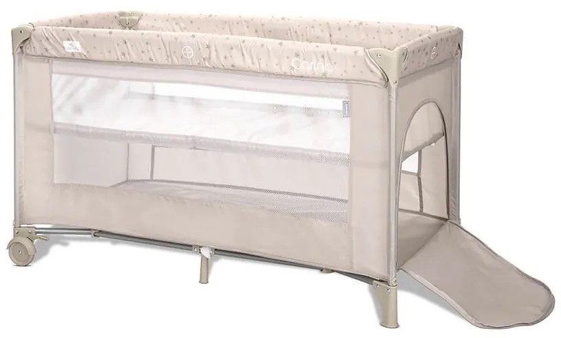 Παρκοκρέβατο Carina 2 Layers Beige Stars 10080672417 Lorelli