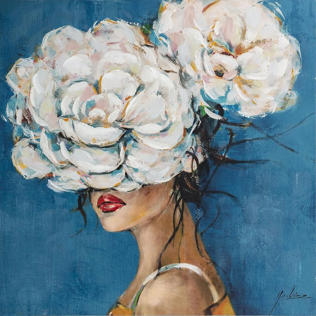 Πίνακας ArteLibre "Γυναικεία Φιγούρα" Καμβάς 90x90cm-14670085