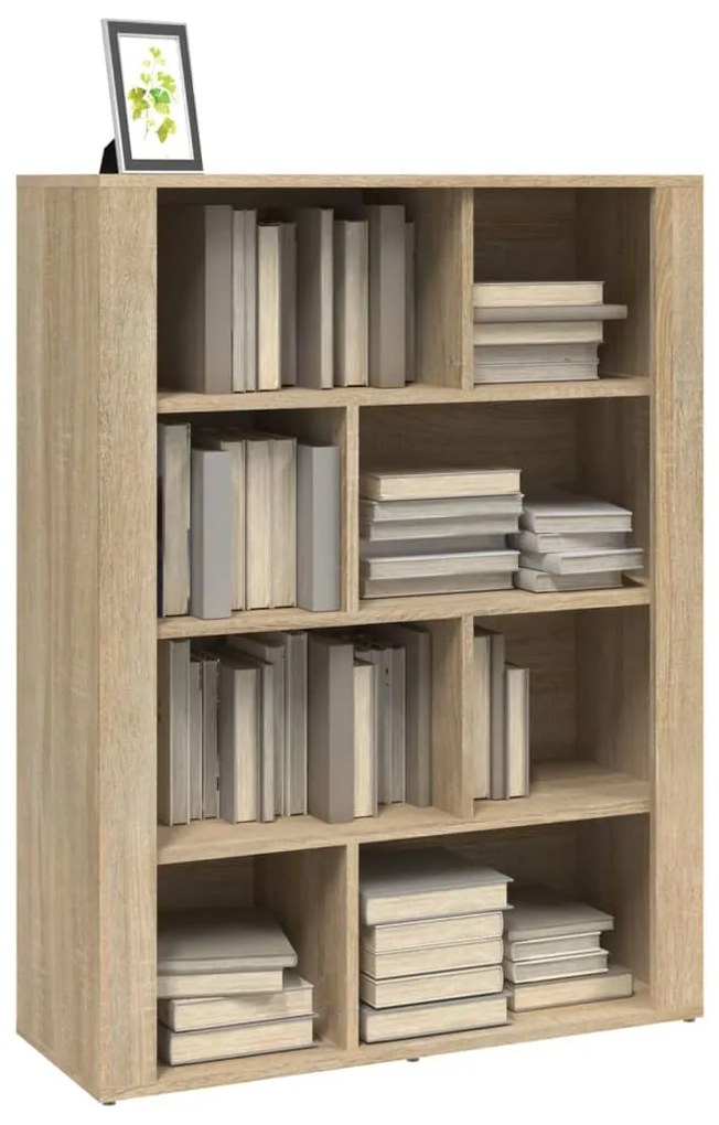 vidaXL Ντουλάπι Sonoma Δρυς 80x30x106 εκ. από Επεξεργασμένο Ξύλο