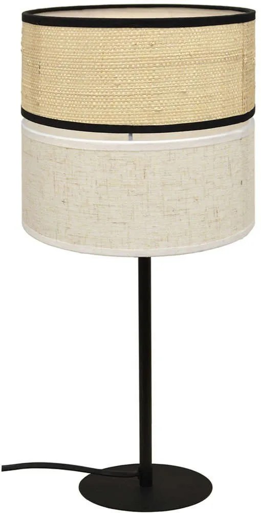 Φωτιστικό Επιτραπέζιο Andaman 4296700 Φ20x43,5cm 1xE27 40W Natural-Black Viokef