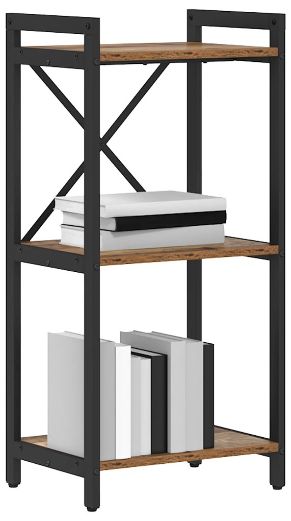 vidaXL Βιβλιοθήκη Παλαιό ξύλο 40 x 30 x 83 εκ Επεξεργασμένο ξύλο