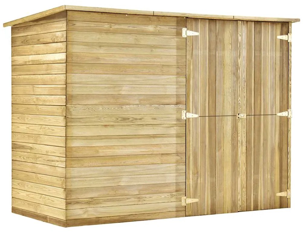vidaXL Αποθήκη Κήπου 232 x 110 x 170 εκ. από Εμποτισμένο Ξύλο Πεύκου