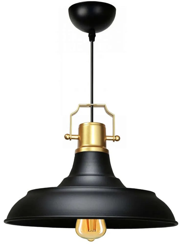 Φωτιστικό Οροφής 780SGN4605 Φ25x100cm 1xE27 40W Black Opviq