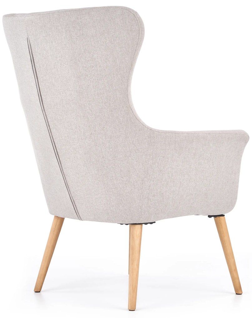 COTTO leisure chair, color: light grey DIOMMI V-CH-COTTO-FOT-J.POPIEL