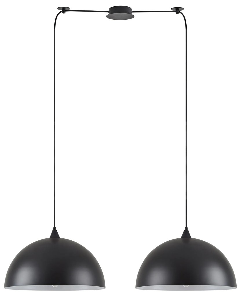 SE21-BL-B10-BL2-MS40 ADEPT PENDANT Black Metal Pendant+ HOMELIGHTING 77-8720