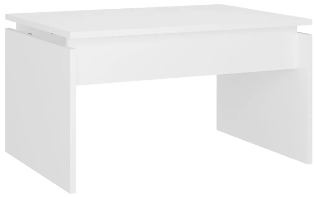 vidaXL Τραπεζάκι Σαλονιού Λευκό 68 x 50 x 38 εκ. από Επεξ. Ξύλο