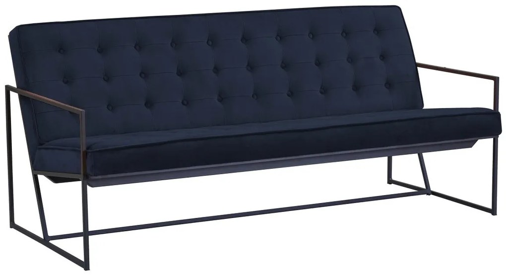 Καναπές Concept 55 194, Μπλε, 172x78x81cm, Ταπισερί, Πόδια: Μεταλλικά