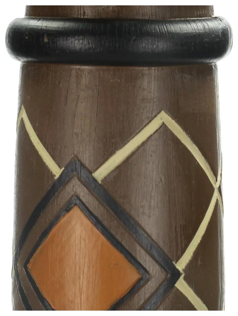 Διακοσμητικό Tribal Καφέ Polyresin 10X10X65cm - Polyresin - 05152994