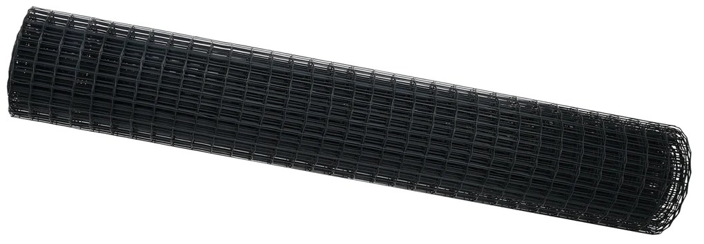 vidaXL Ευρωπαϊκός Γκρίζος Φράχτης 1,6 x 10 m Σίδηρος
