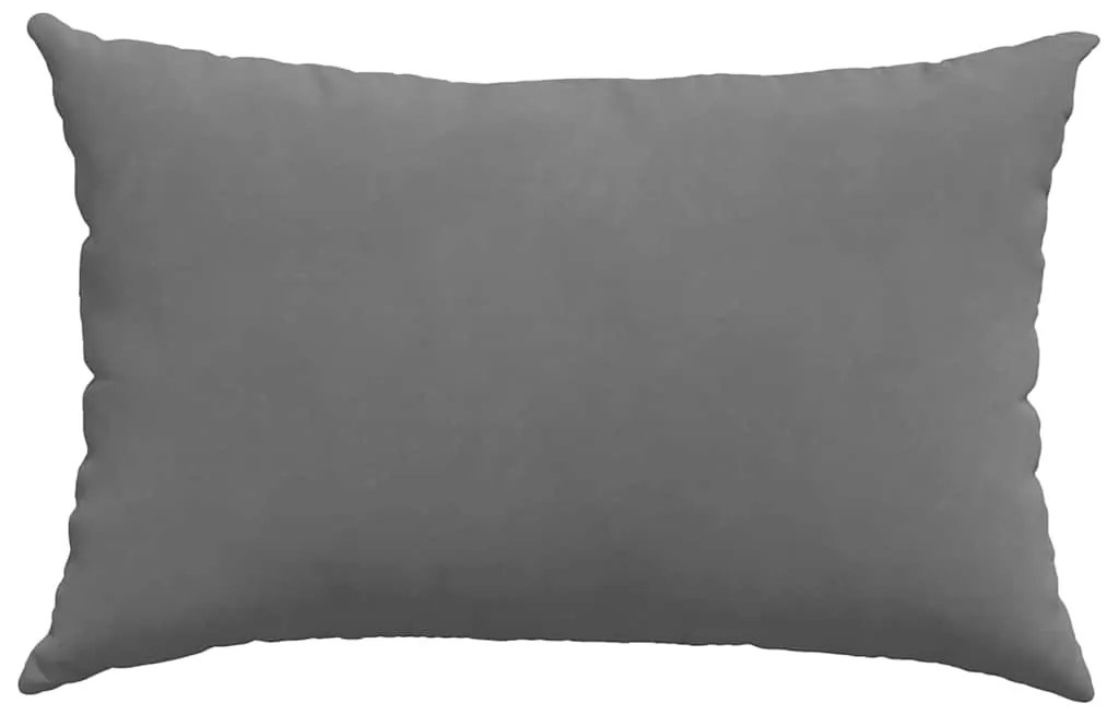 vidaXL Μαξιλάρι Καναπέ 2 pcs Σκούρο Γκρι 60 x 40 cm ύφασμα
