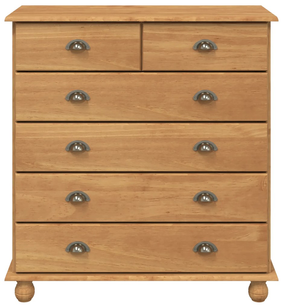 vidaXL Κομοδίνο 'ASKIM'91x40x95,5 εκ. Μασίφ Ξύλο Πεύκου