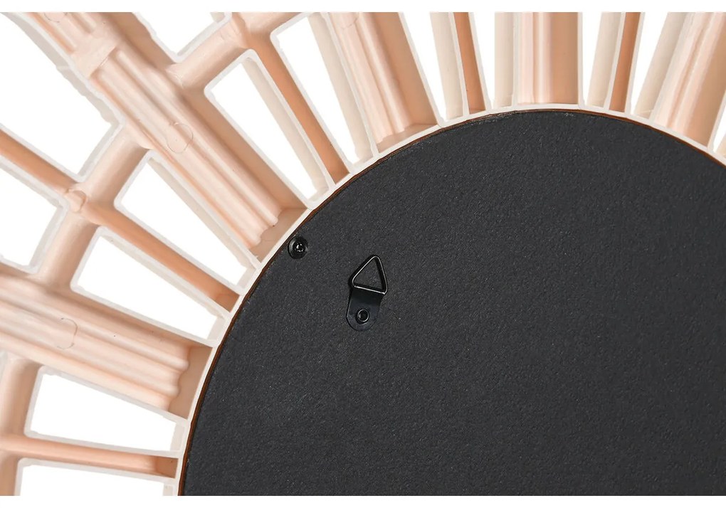 Τοίχο καθρέφτη DKD Home Decor Scandi Κρυστάλλινο Φυσικό Λευκό πολυπροπυλένιο (50 x 2,5 x 50 cm) (x2)