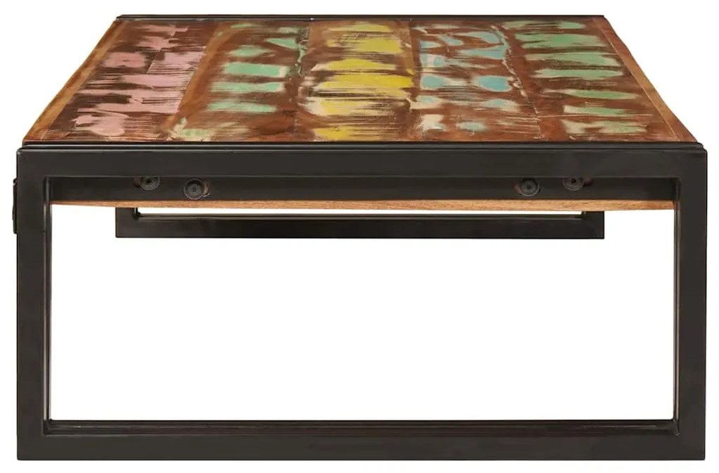 vidaXL Ράφι μπάνιου 100 x 50 x 23 εκ. Μασίφ ξύλο μάνγκο και σίδερο