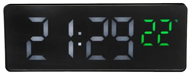 Ψηφιακό Ρολόι Ξυπνητήρι Μαύρο