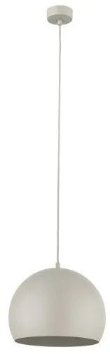 Κρεμαστό Φωτιστικό Οροφής 1xE27 Φ27cm Zoe TK Lighting -10173-Μπεζ 10173