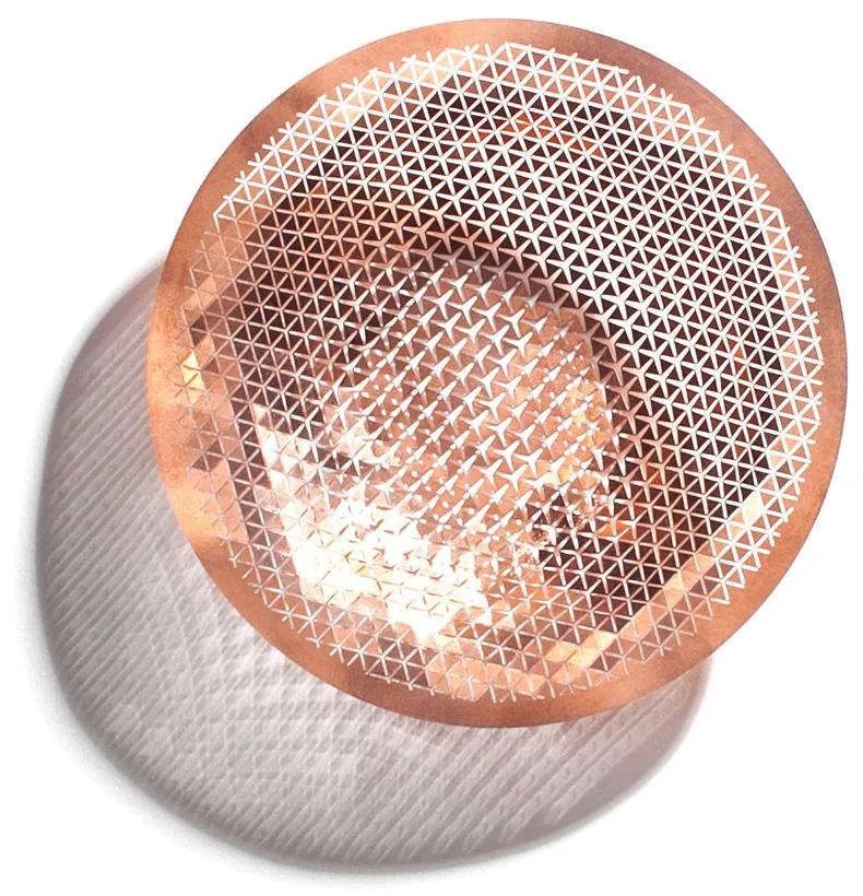 Διακοσμητικό Μπωλ Push PS-C Φ15cm Copper Fundamental Metal