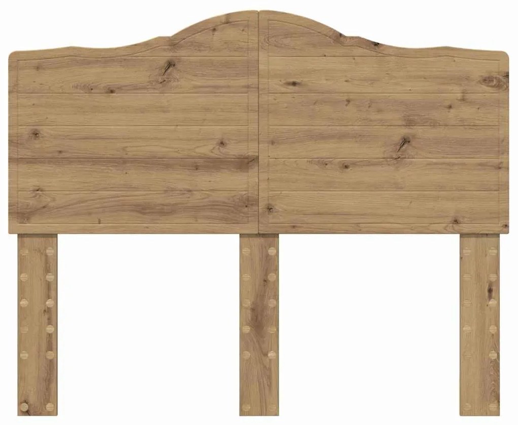 vidaXL Κεφαλάρι με κεφαλάρι Artisan Oak 135 cm Επεξεργασμένο ξύλο