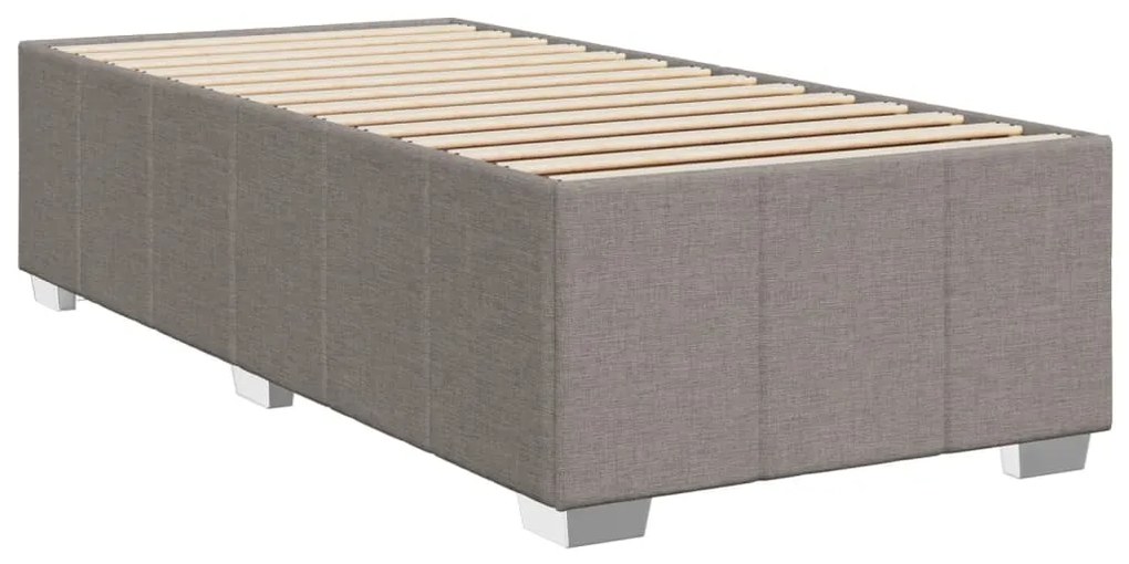 ΚΡΕΒΑΤΙ BOXSPRING ΜΕ ΣΤΡΩΜΑ TAUPE 80X200 ΕΚ. ΥΦΑΣΜΑΤΙΝΟ 3286913