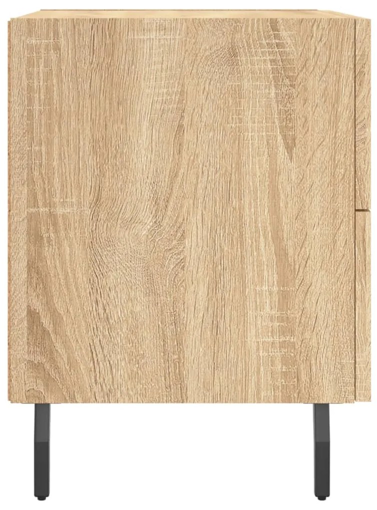 vidaXL Κομοδίνο Sonoma Δρυς 40 x 35 x 47,5 εκ. από Επεξεργασμένο Ξύλο