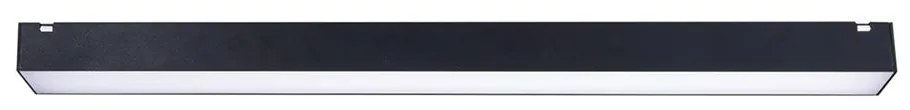 Γραμμικό Φωτιστικό Led 18200 20W 48V 3000K 80Lm Black Aluminium