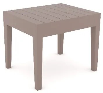 Alaska/T-45x55x44cm* Table PP Cappuccino  metax-01-00-2777 διάστ.55.0000 x 45.0000 x 44.0000