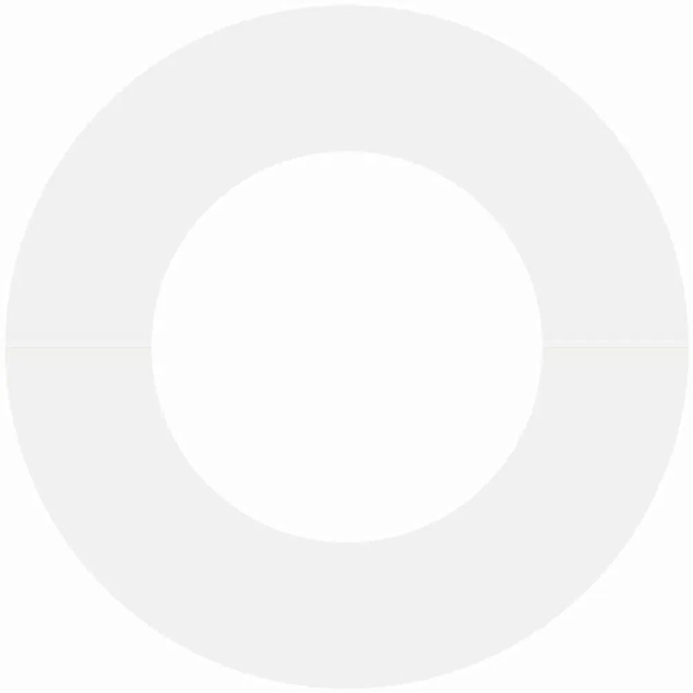vidaXL Flat Ring Δέντρου 5 τεμ Λευκό Ø40/70 εκ Ατσάλι