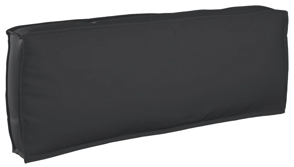 vidaXL Μαξιλάρι Παλέτας για Πλάτη Μαύρο 120x40x12 cm, Ύφασμα Oxford