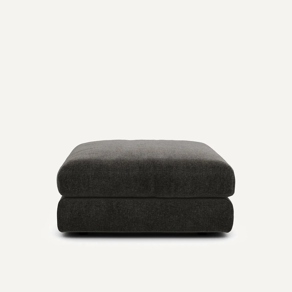 Σκαμπό ποδιών από βελούδινο chenille ύφασμα, Skander