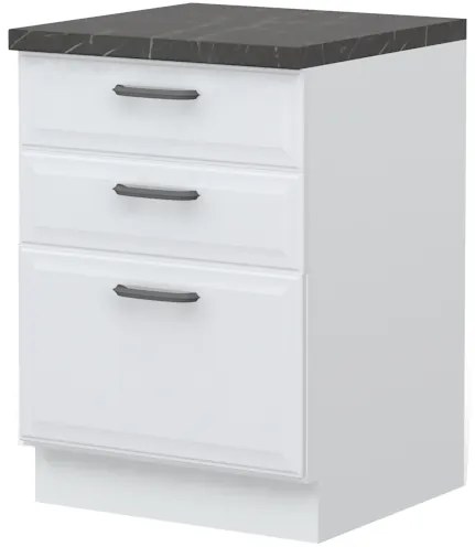 Επιδαπέδιο ντουλάπι Evora R60-3F - 60.00Χ60.00Χ88.00cm
