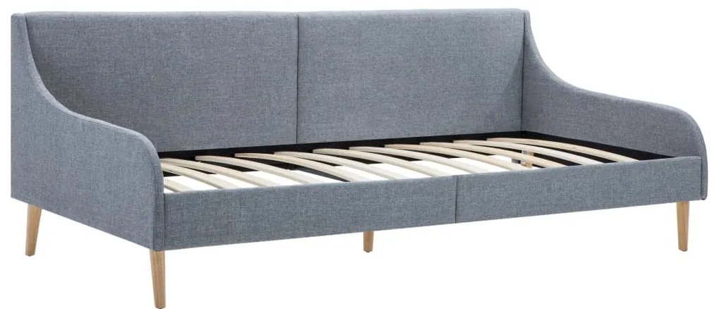 vidaXL Πλαίσιο Daybed Ανοιχτό Γκρι Υφασμάτινο