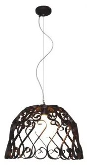 Κρεμαστό Φωτιστικό Οροφής 1xE27 Vintage Φ50cm Lewis Homelighting -77-4006-Σκουριασμένο 77-4006