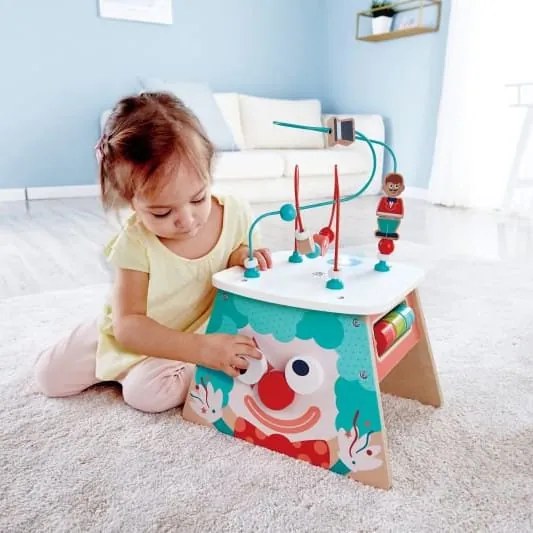 Ξύλινος Κύβος Δραστηριοτήτων "Light-Up Circus" Hape