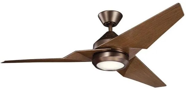 Ανεμιστήρας Οροφής 60W Φωτιστικό LED 18W Τηλεχειριστήριο Jade Elstead Lighting-KLF-JADE-60-BB-Μπρονζέ KLF-JADE-60-BB