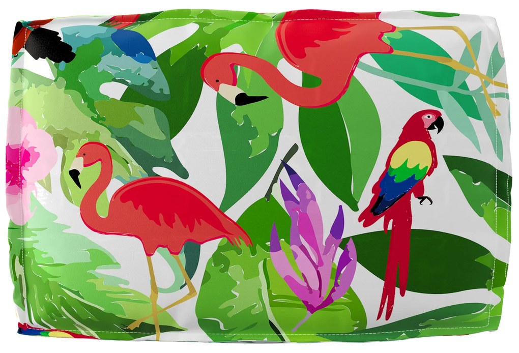vidaXL Μαξιλαράκι Πλάτης Tropic Jungle 60x40x12 εκ. Από Oxford Fabric
