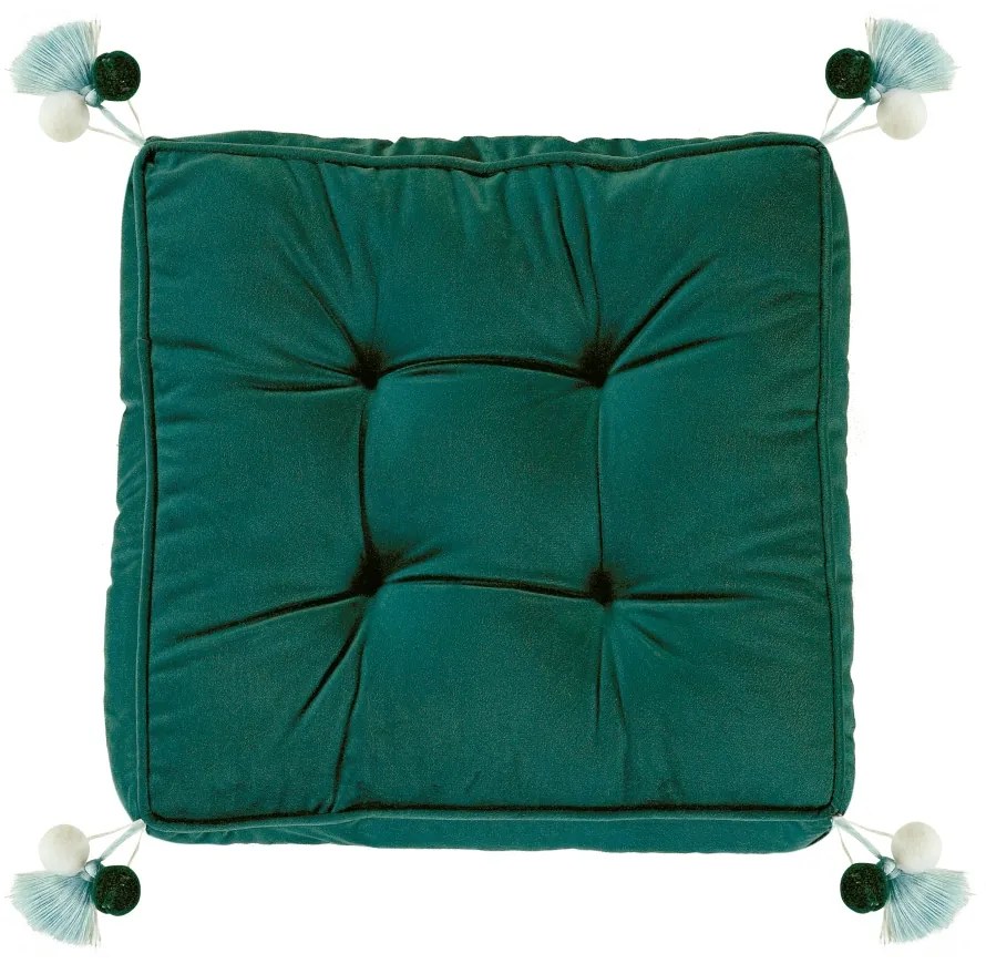 Μαξιλάρι Καθίσματος Steven 02 Green 40x40x8 - Kentia