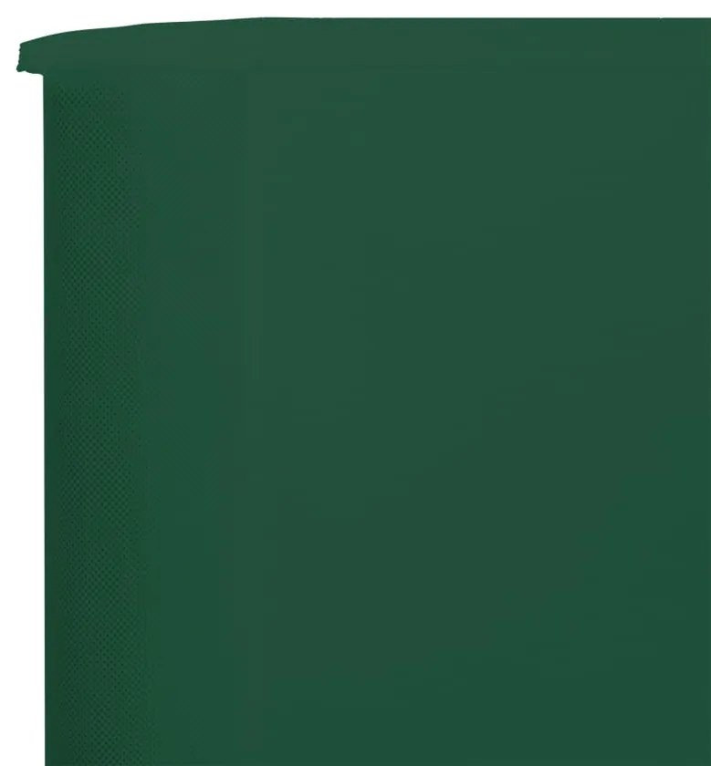 vidaXL Προστατευτικό Αέρα με 6 Πάνελ Πράσινο 800 x 160 εκ. Υφασμάτινο