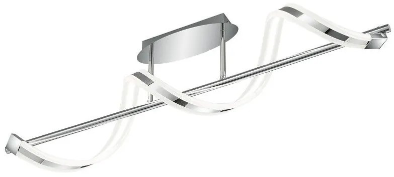 Πλαφονιέρα φωτιστικό οροφής LED SYDNEY χρώμιο Trio Lighting 672910106 Χρώμιο